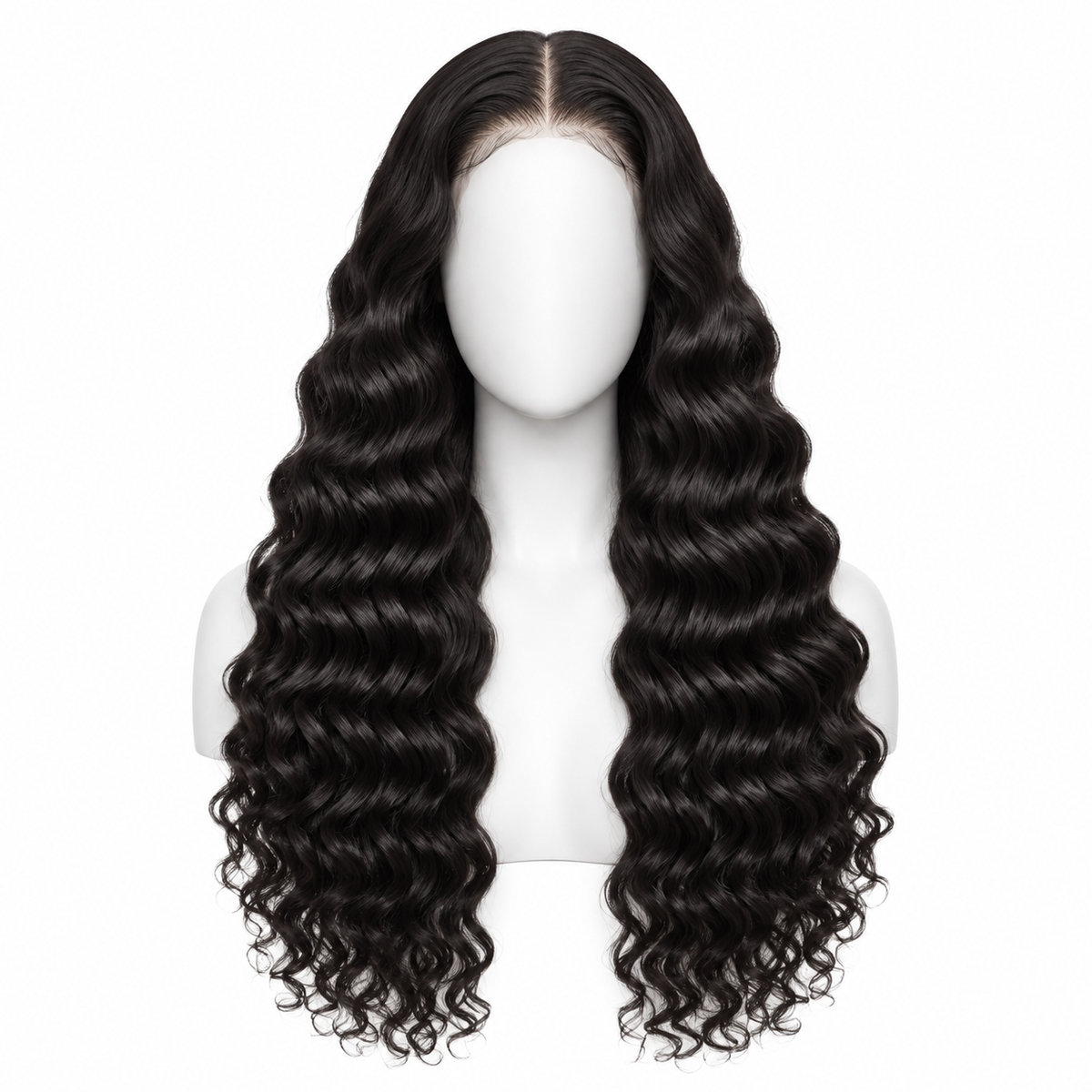 Deep Wave Frontal Wig